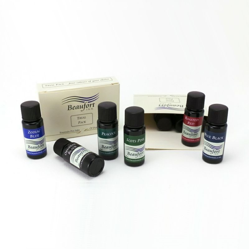 Fountain pen ink - 4 x 10ml trial pack